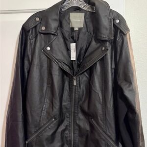 Maurices Black Faux Leather Jacket